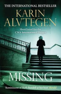 The cover of the book Missing by Karin Alvtgen