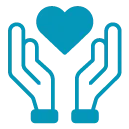 hands and heart icon