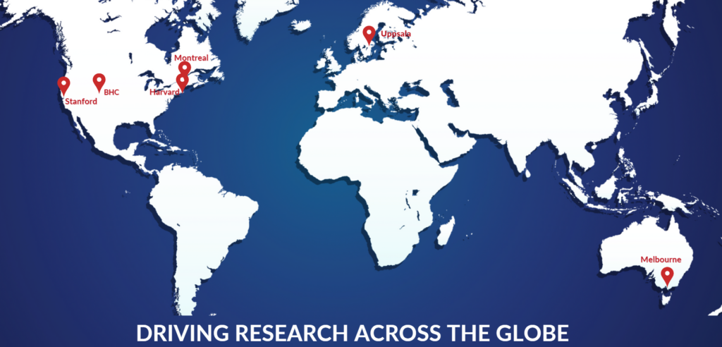 global map with OMF locations